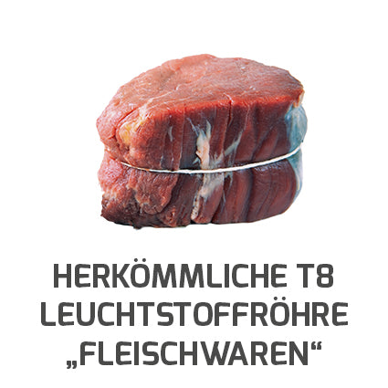 DOTLUX LED-Röhre LUMENPLUS 150cm 18W Fleischfarbe gefrostet drehbare Endkappe