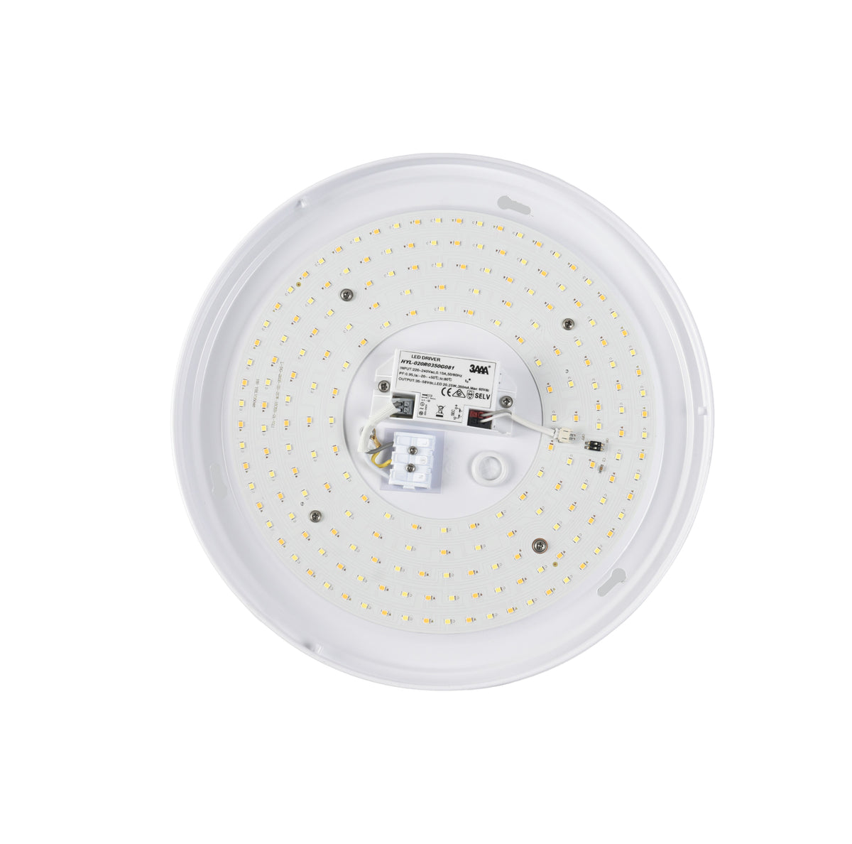 DOTLUX LED-Leuchte LUNAsilver-sensor Ø330mm 18W COLORselect IP44