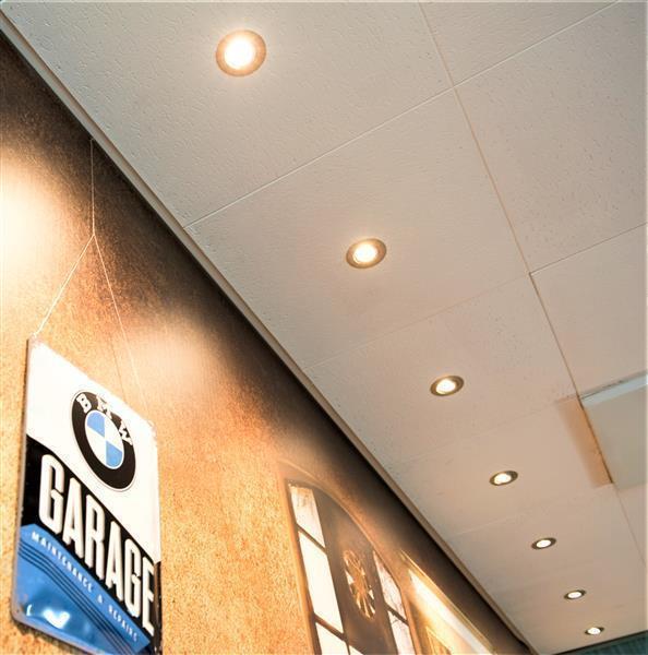 DOTLUX LED-Downlight CIRCLEmini 2700K 6,5W Gehäuse: Edelstahl Design - Sehr geringe Einbautiefe B-Ware