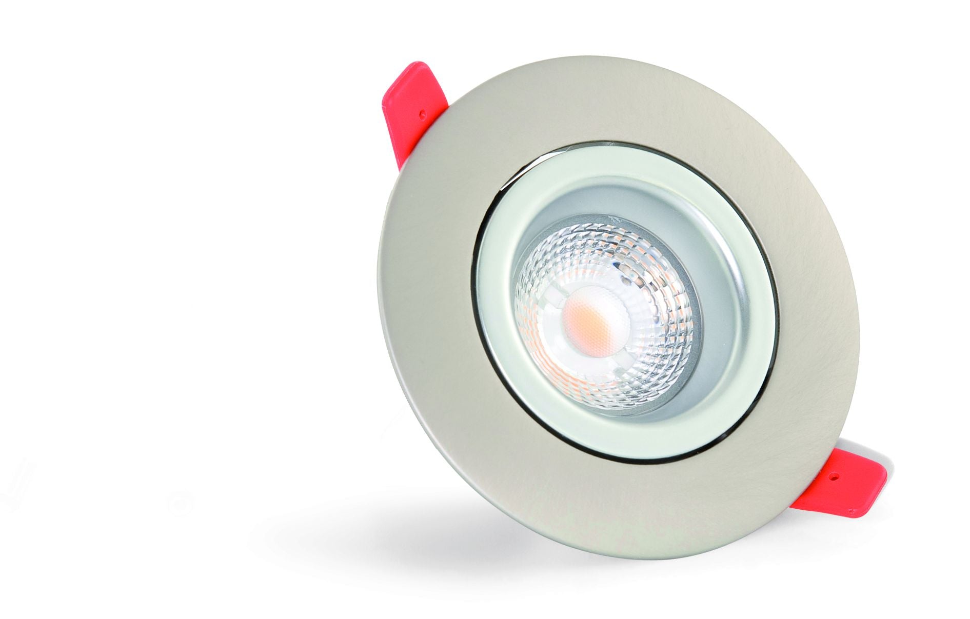 DOTLUX LED-Downlight CIRCLEmini 2700K 6,5W Gehäuse: Edelstahl Design - Sehr geringe Einbautiefe B-Ware