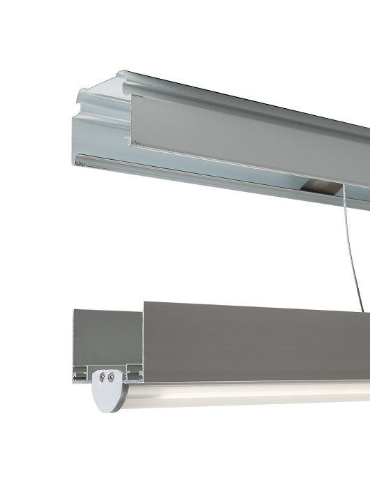 DOTLUX LED-Lichtbandsystem LINEAclick 50W 5000K breitstrahlend Made in Germany