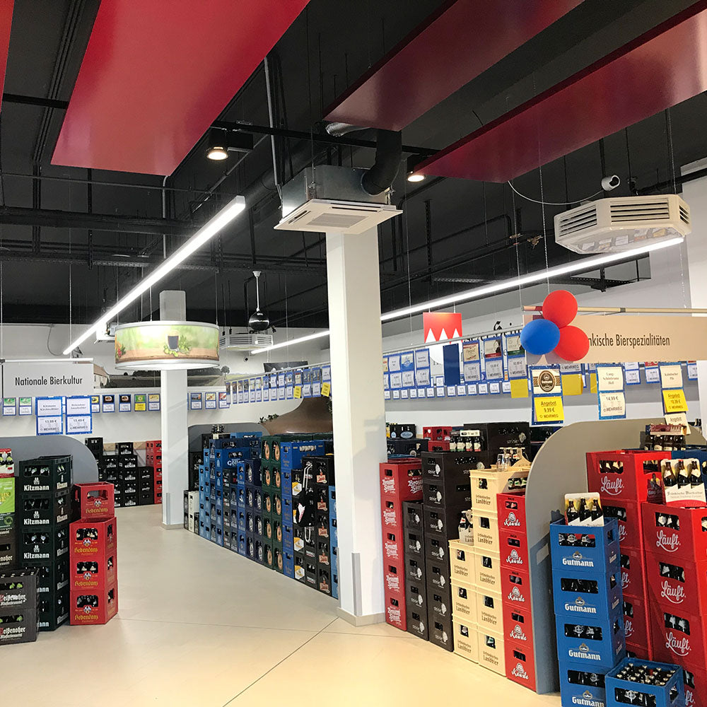 DOTLUX LED-Lichtbandsystem LINEAclick 50W 5000K breitstrahlend dimmbar DALI Made in Germany