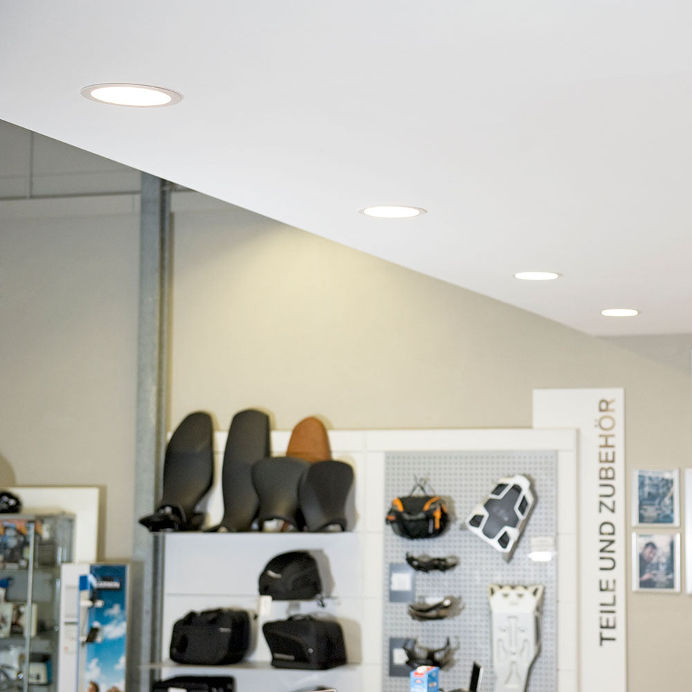 DOTLUX LED-Downlight CIRCLEflat 6W 3000K inkl. Treiber