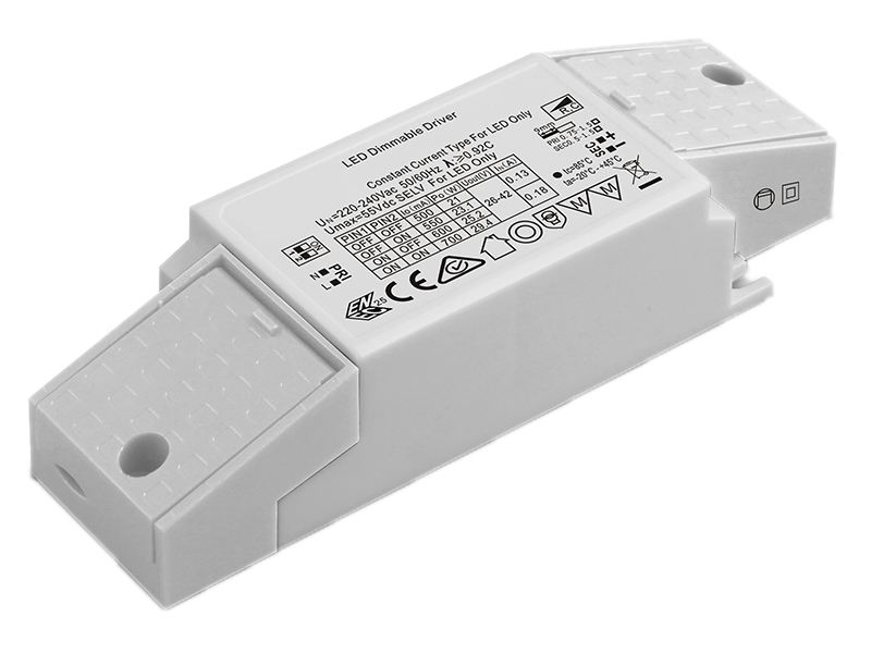 LED-Netzteil QUICK-FIXadapt CC 13-30W 500-700mA 26-42V dimmbar Phasenab/-anschnitt
