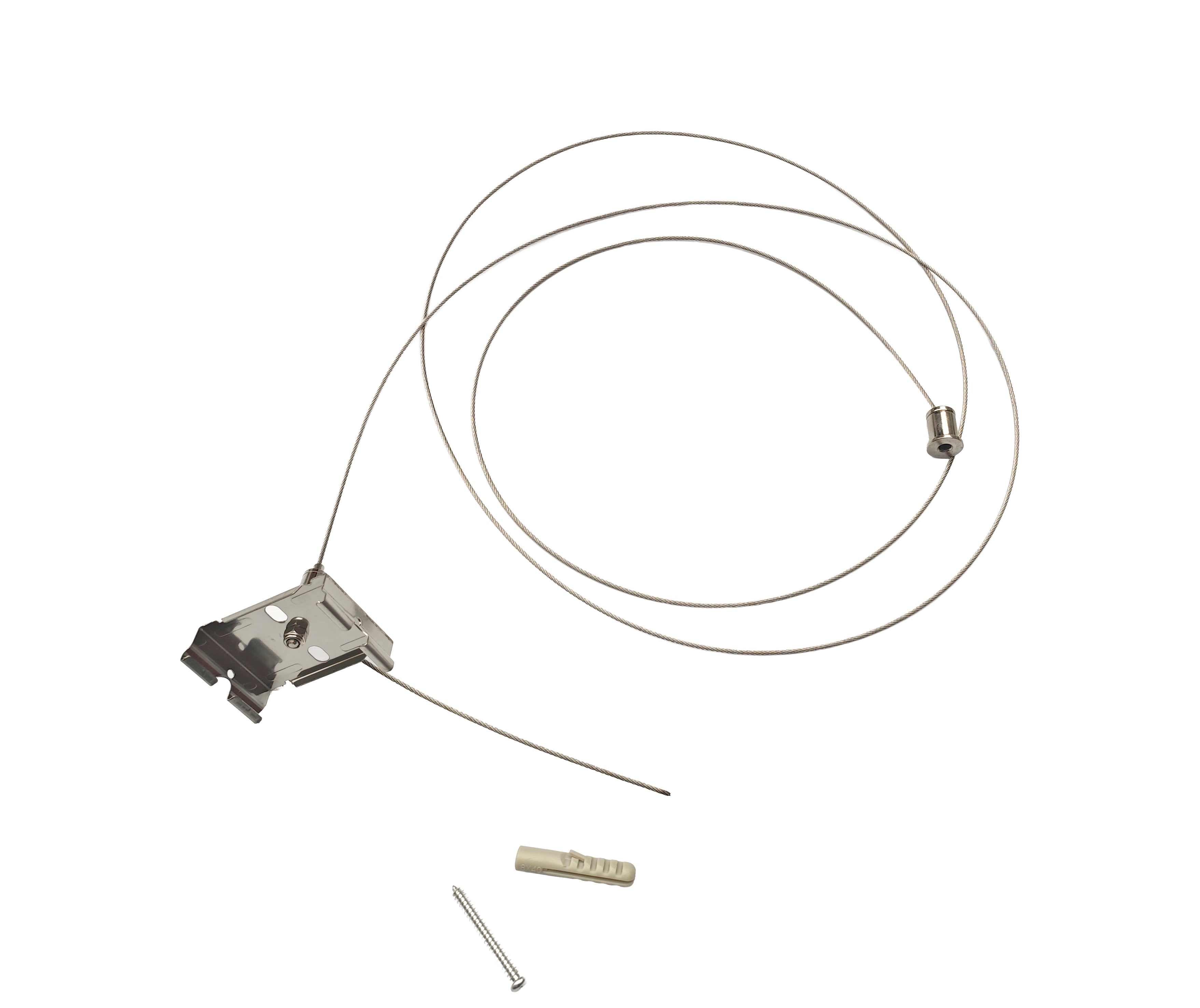 DOTLUX Montageset inkl. 2m Seil und Deckenseilhalter LINEAone