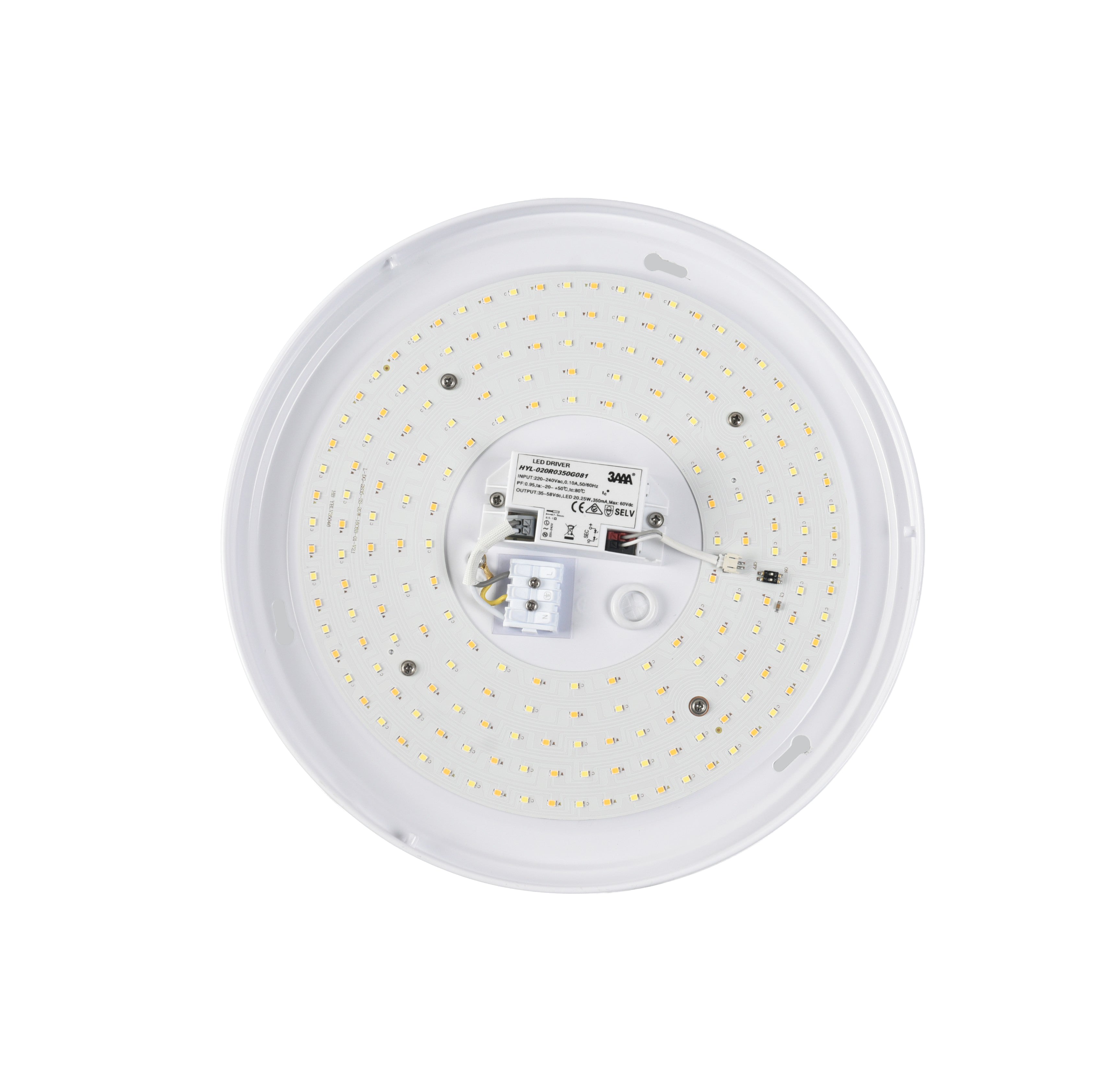 DOTLUX LED-Leuchte LUNAsilver-sensor Ø330mm 18W COLORselect IP44