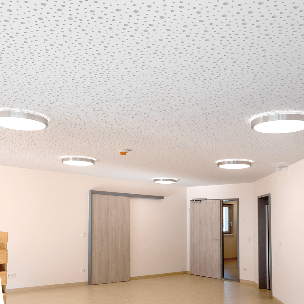 DOTLUX LED-Leuchte LUNAsilver Ø490mm 33W COLORselect IP44