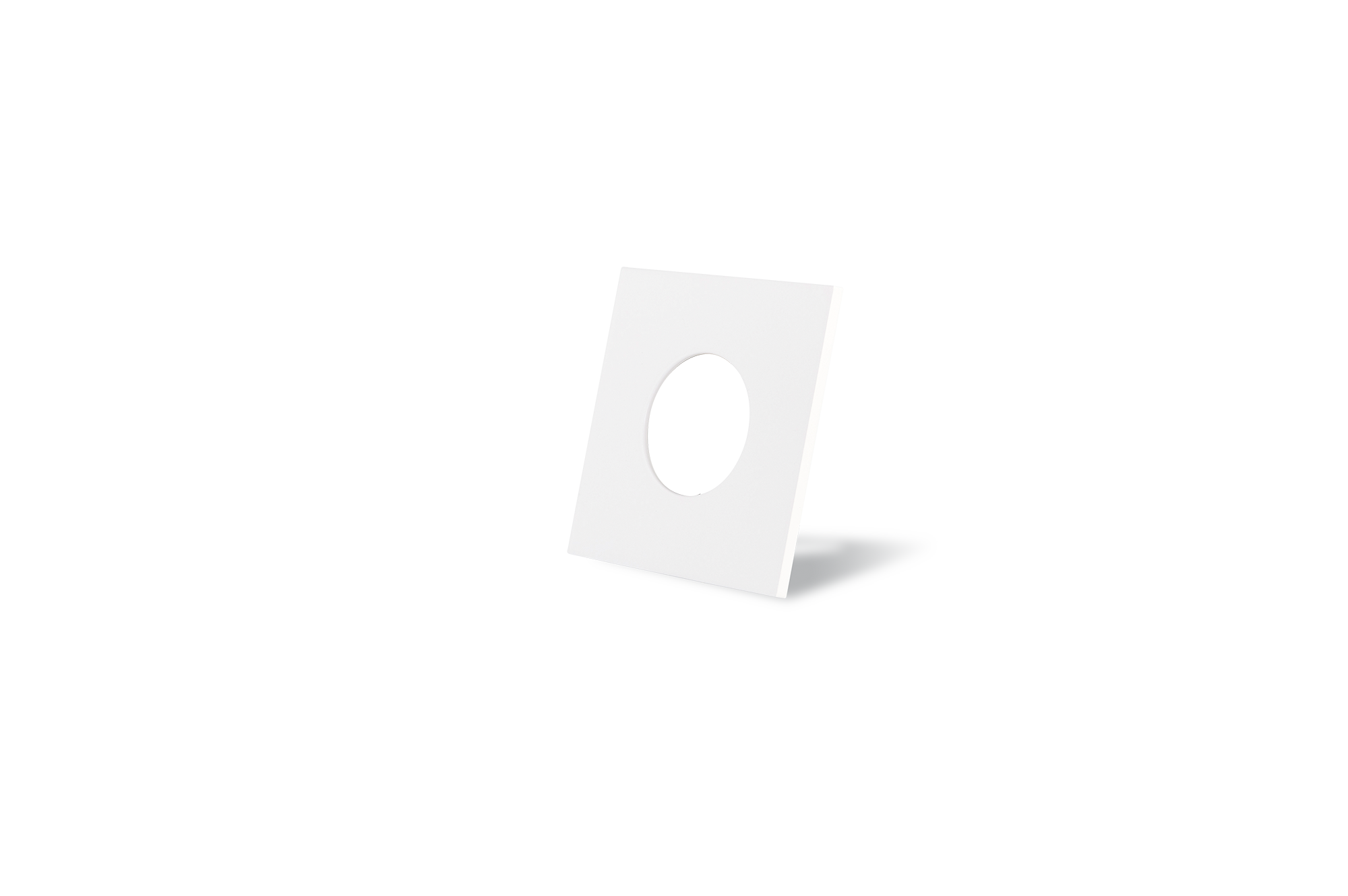 DOTLUX Zierring für MULTI und MULTIsun eckig weiss matt