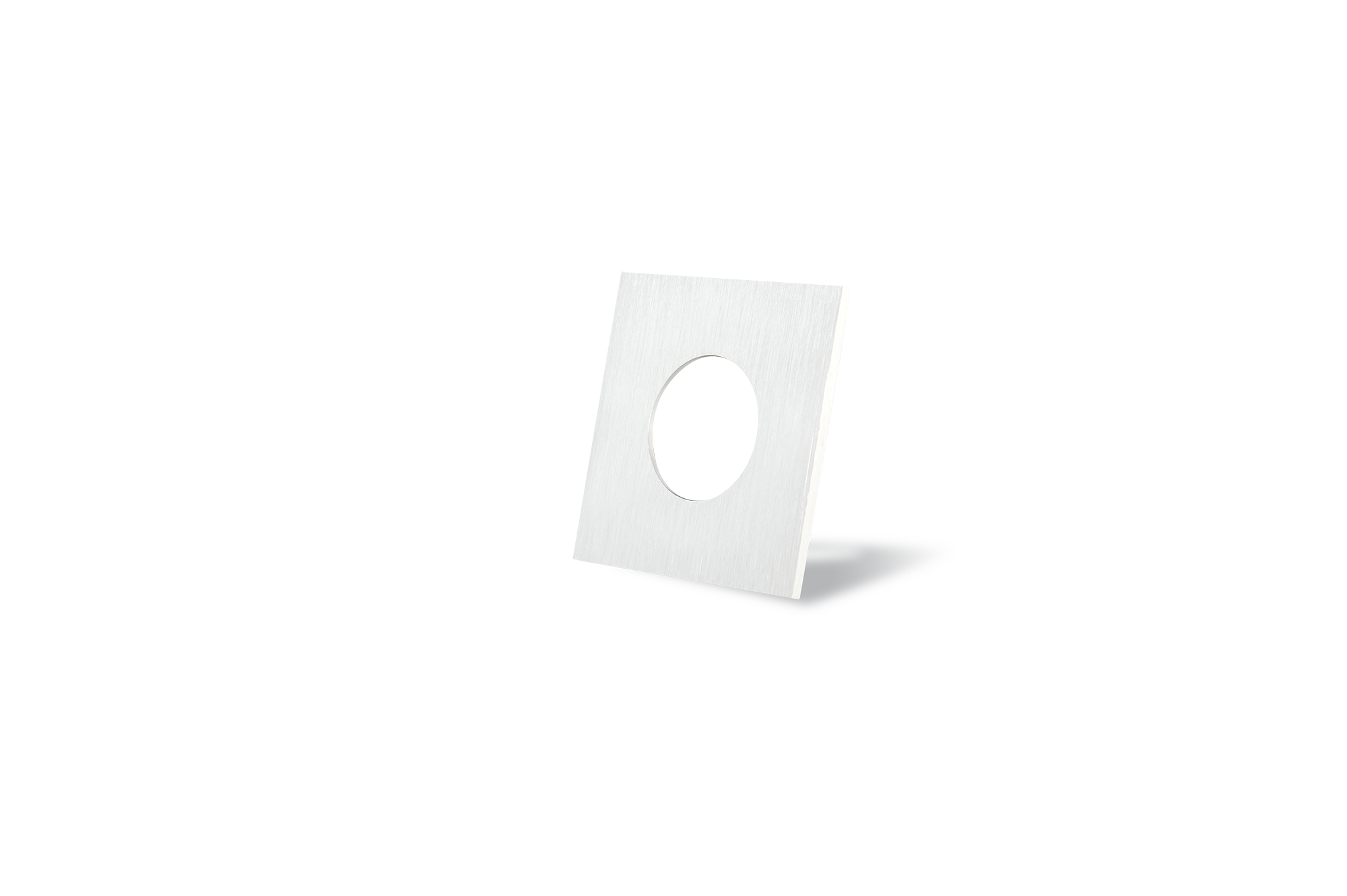 DOTLUX Zierring für MULTI und MULTIsun eckig aluminium gebürstet