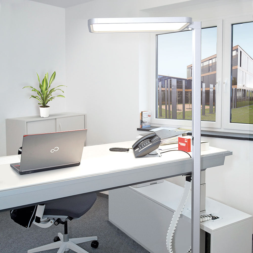 DOTLUX LED-Stehleuchte STUDIObutler 80W 4000K dimmbar, schwarz