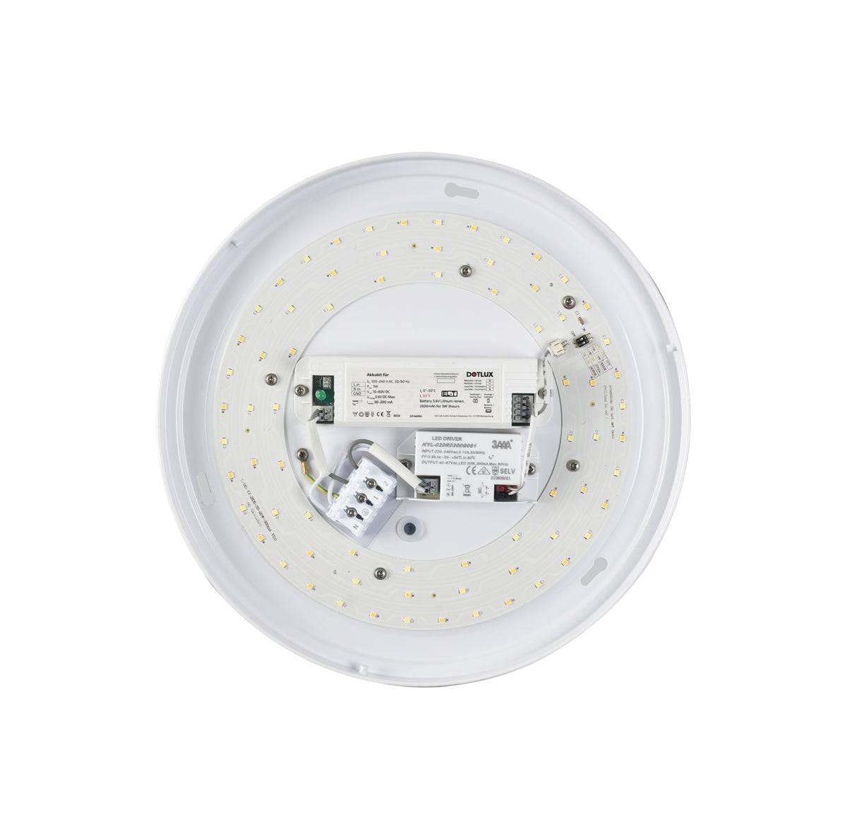 DOTLUX LED-Leuchte LUNAexit IP44 Ø330mm 18W COLORselect