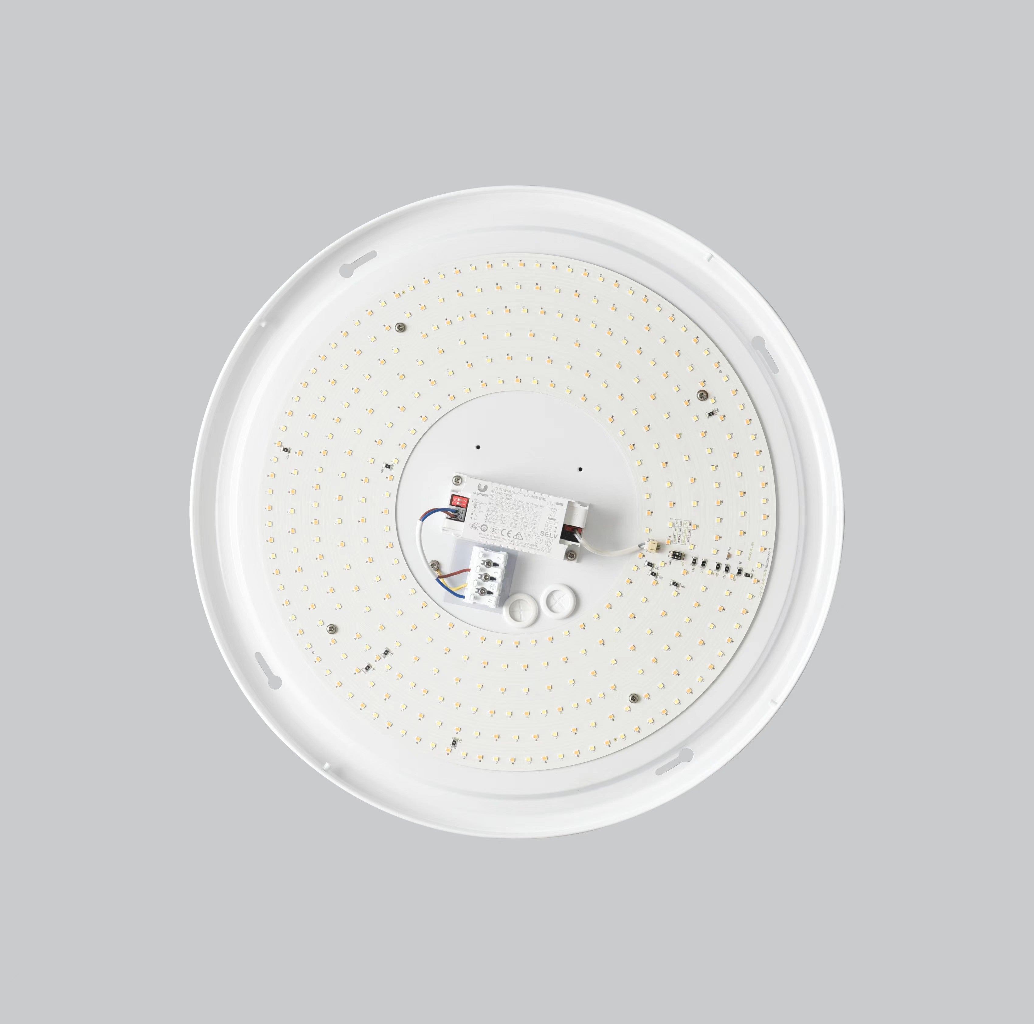 DOTLUX LED-Leuchte LUNAsilver Ø490mm 33W COLORselect IP44