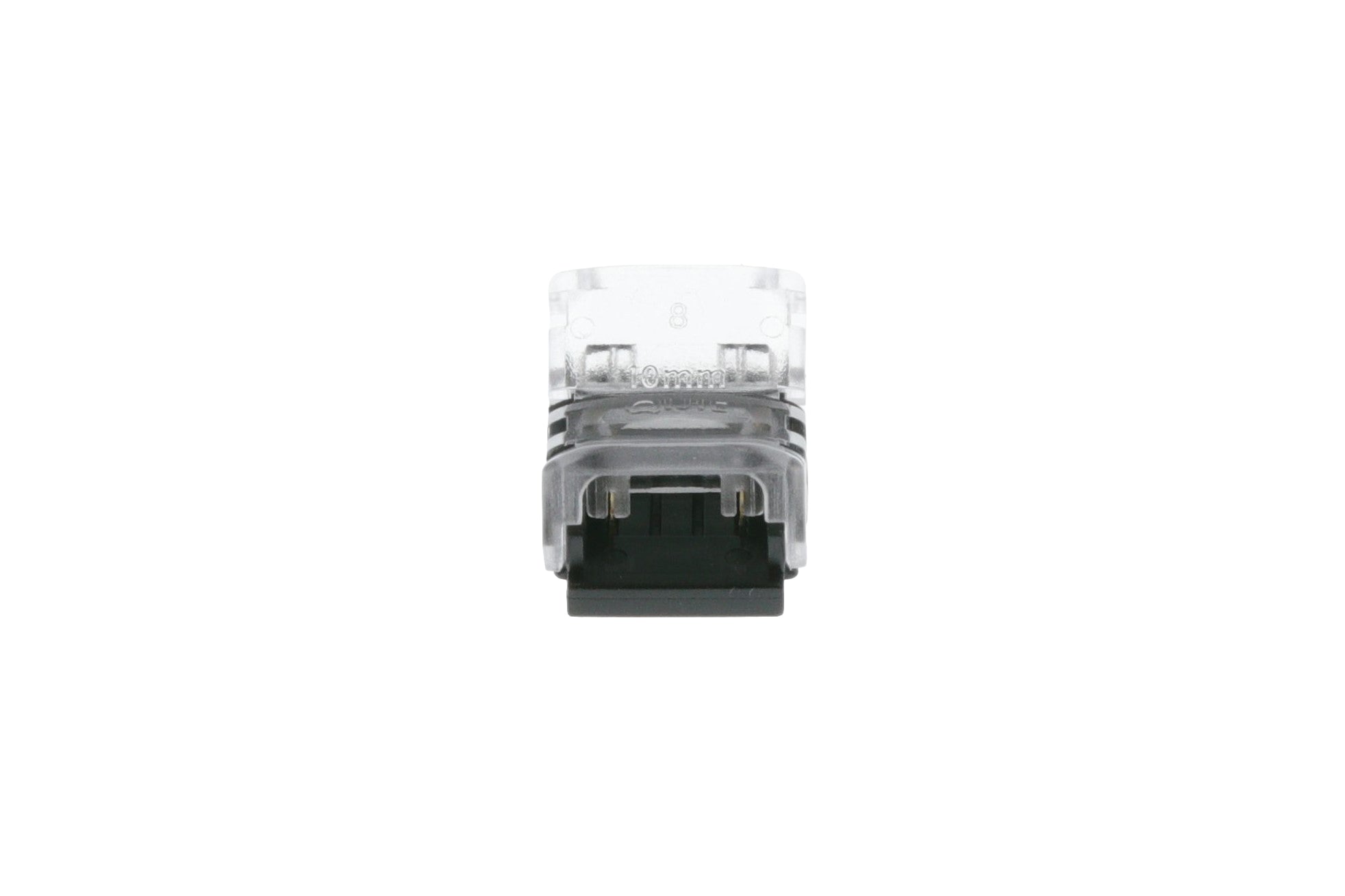 DOTLUX Klemmverbinder Streifen zu Streifen 2-polig für LED-Streifen 10mm MONO IP20 Set 5 Stück