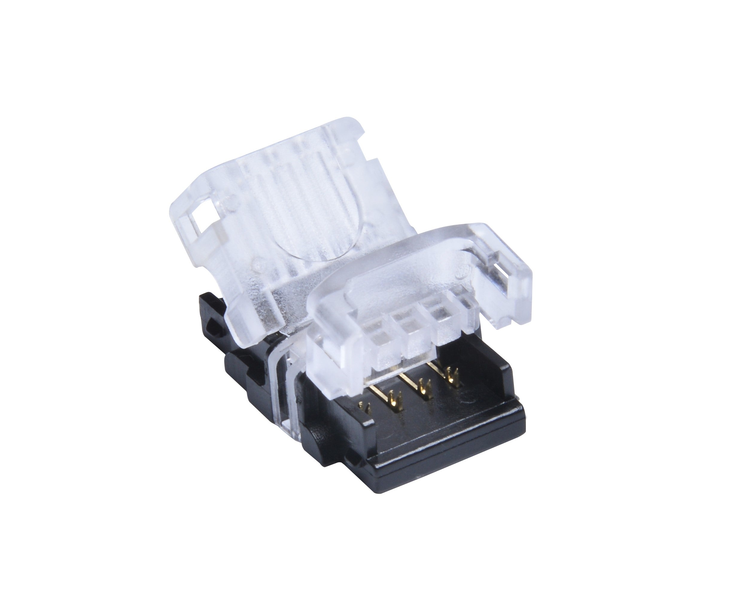DOTLUX Klemmverbinder Streifen zu Kabel 4-polig für LED-Streifen 10mm RGB IP20 Set 5 Stück