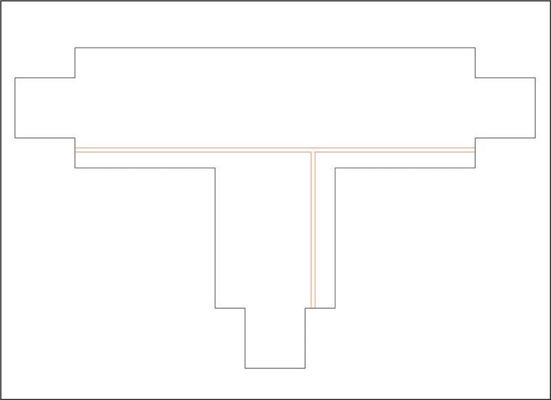 DOTLUX 3 Phasen-T-Verbinder, rechts 1, weiss