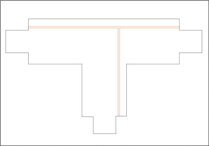 DOTLUX 3 Phasen-T-Verbinder, rechts 2, schwarz