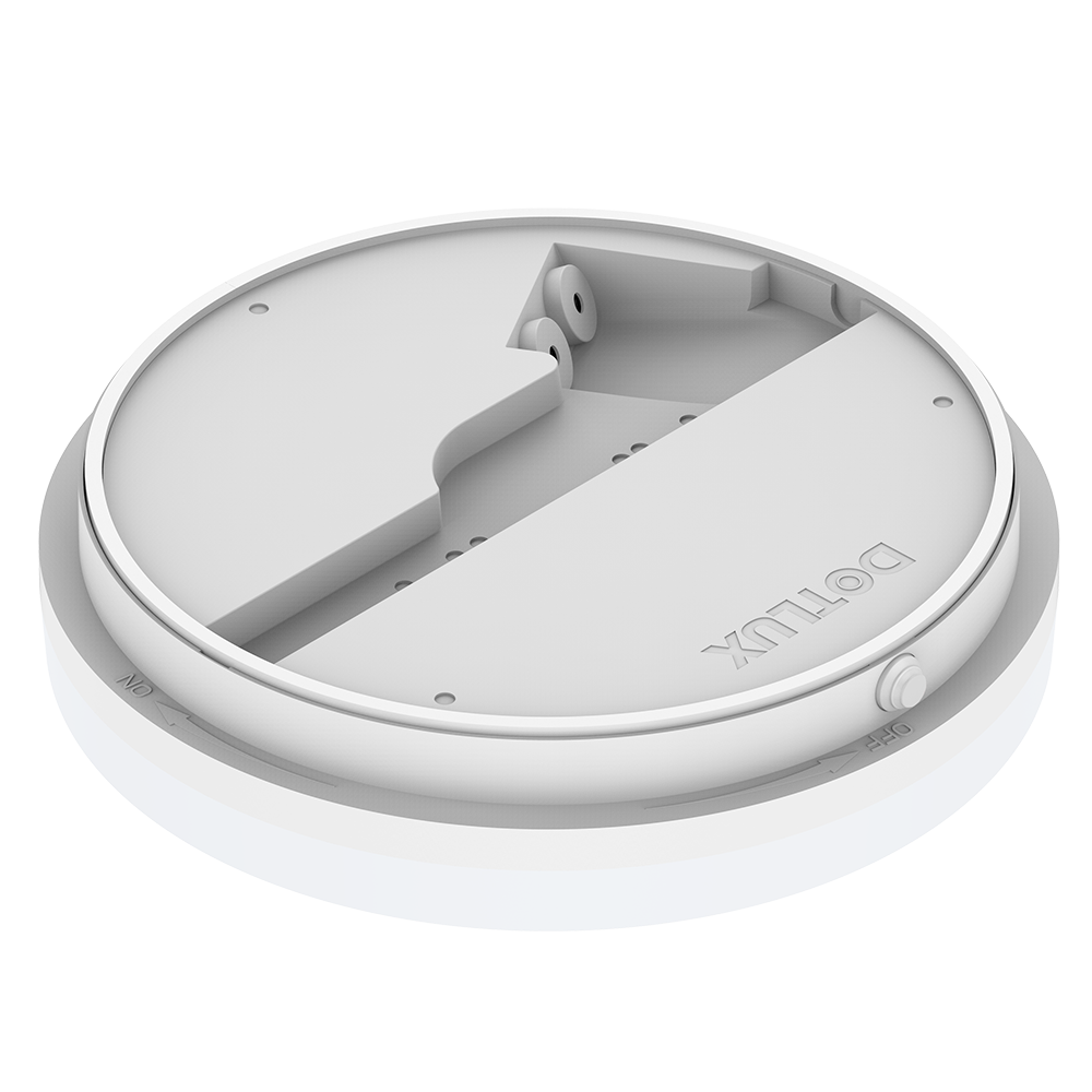 DOTLUX LED-Aufbauleuchte SURFACEdali Ø400x62 30W 3000/4000/5700K COLORselect weiß