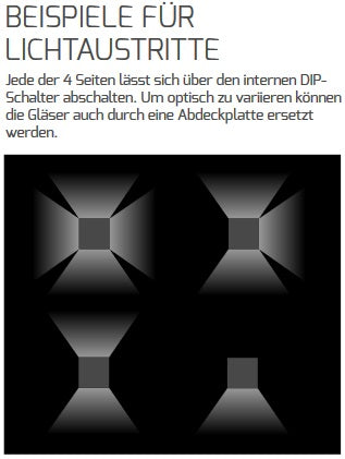 DOTLUX LED-Pollerleuchte WAY 55cm 7,5/15W 3000K