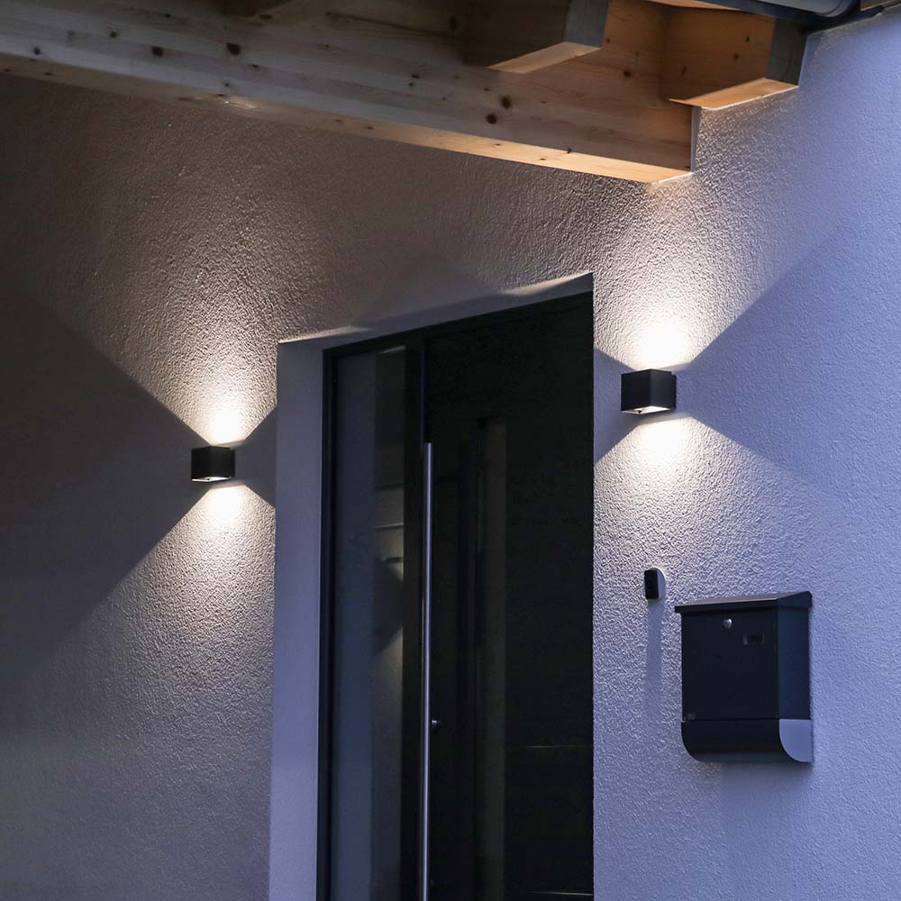 DOTLUX LED-Wandleuchte BEAMO 10W 3000K schwarz