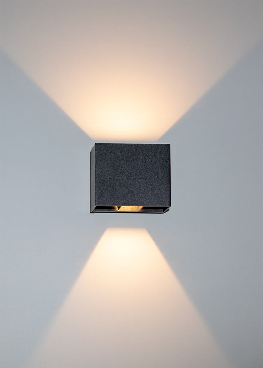 DOTLUX LED-Wandleuchte BEAMO 10W 3000K anthrazit