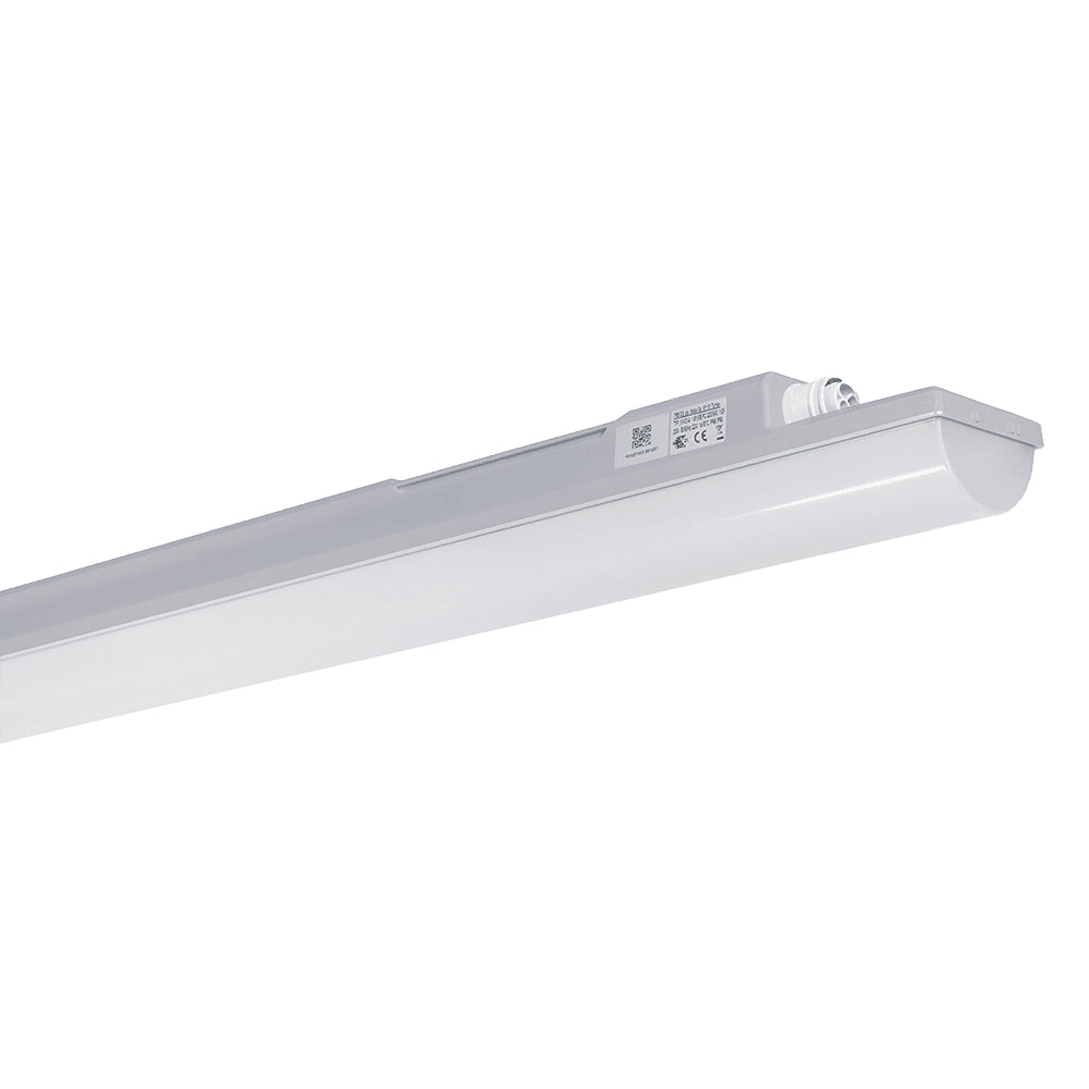 DOTLUX LED-Feuchtraumleuchte HIGHFORCEabs IP66/IP69 1455mm 27W 4000K IK06 1x3-polig