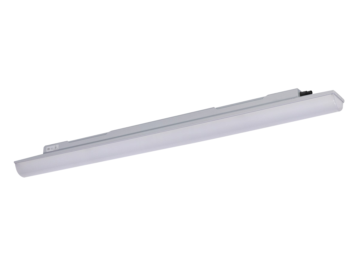 DOTLUX LED-Feuchtraumleuchte HIGHFORCEabs IP66/IP69 1455mm 27W 4000K IK06 2x5-polig durchverdrahtet inklusive Endkappe