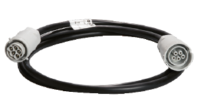 DOTLUX Verbindungskabel HIGHFORCE für DALI dimmbar 1phasig 5-polig 5x1,5mm² Stecker/Buchse 0,2m