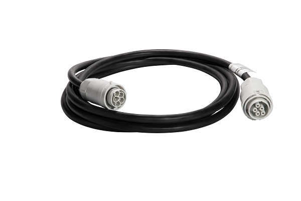 DOTLUX Verbindungskabel HIGHFORCE für DALI dimmbar 1phasig 5-polig 5x1,5mm² Stecker/Buchse 1,5m