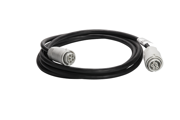 DOTLUX Verbindungskabel HIGHFORCE für DALI dimmbar 1phasig 5-polig 5x1,5mm² Stecker/Buchse 1,5m