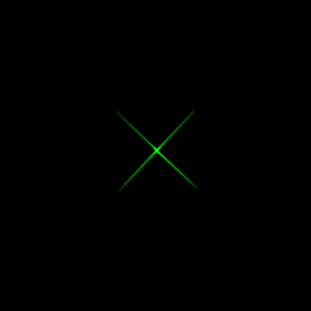 DOTLUX LED-Pointer SAFETYMARKER 3W grün inkl. Linien- und Kreuzgobo