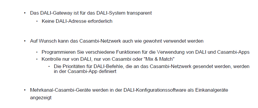 CASAMBI DALI-Schnittstelle/Gateway passiv