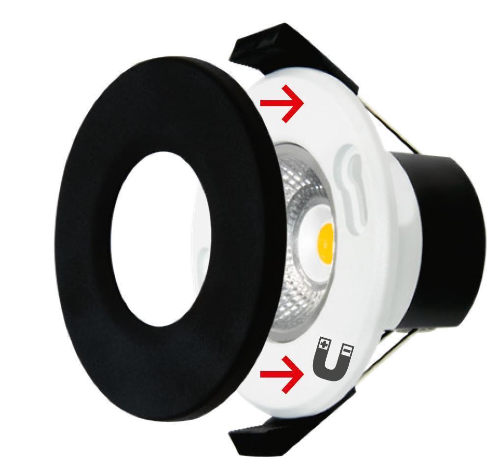 DOTLUX LED-Einbauleuchte MULTISCREWplus 6W 3000K IP65 dimmbar