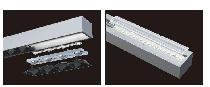 DOTLUX LED-Stehleuchte STYLEbutler 80W 4000K tageslichtabhängige Dimmung silber