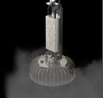 DOTLUX LED-Hallenstrahler COOLERgas 100W 5000K 120° Abstrahlwinkel