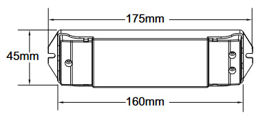 DOTLUX LED-Verstärker max. 360W für einfarbige LED-Streifen 1 Kanal 1x15 A (12-24V)