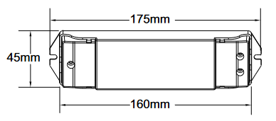 DOTLUX LED-Verstärker max. 360W für einfarbige LED-Streifen 1 Kanal 1x15 A (12-24V)