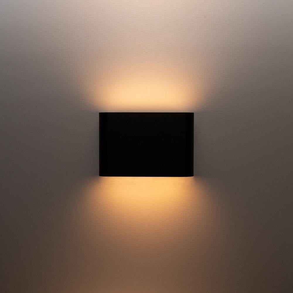 DOTLUX LED-Wandleuchte FLASK 6W 3000K schwarz