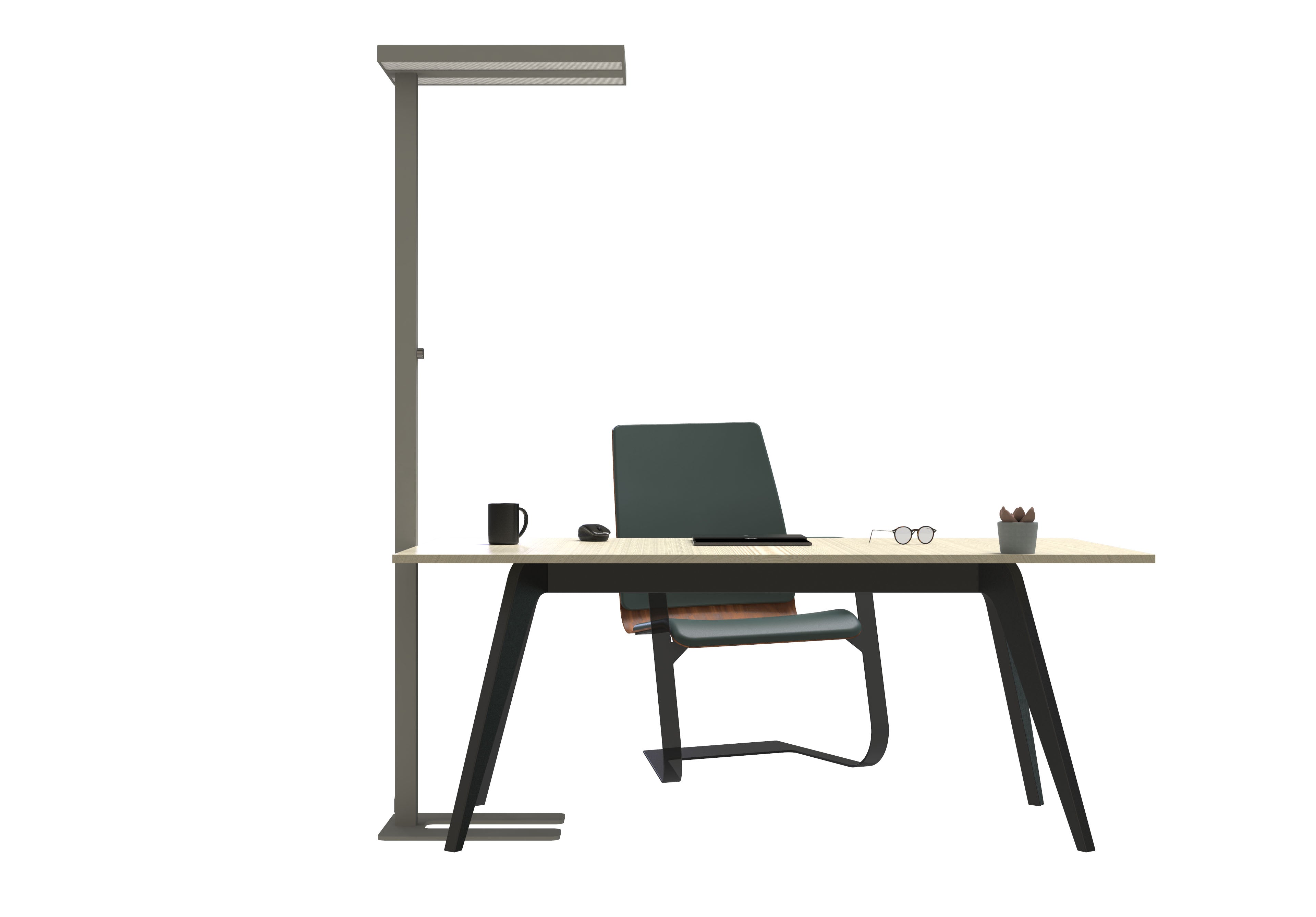 DOTLUX LED-Stehleuchte ASSIST 70W 4000K dimmbar