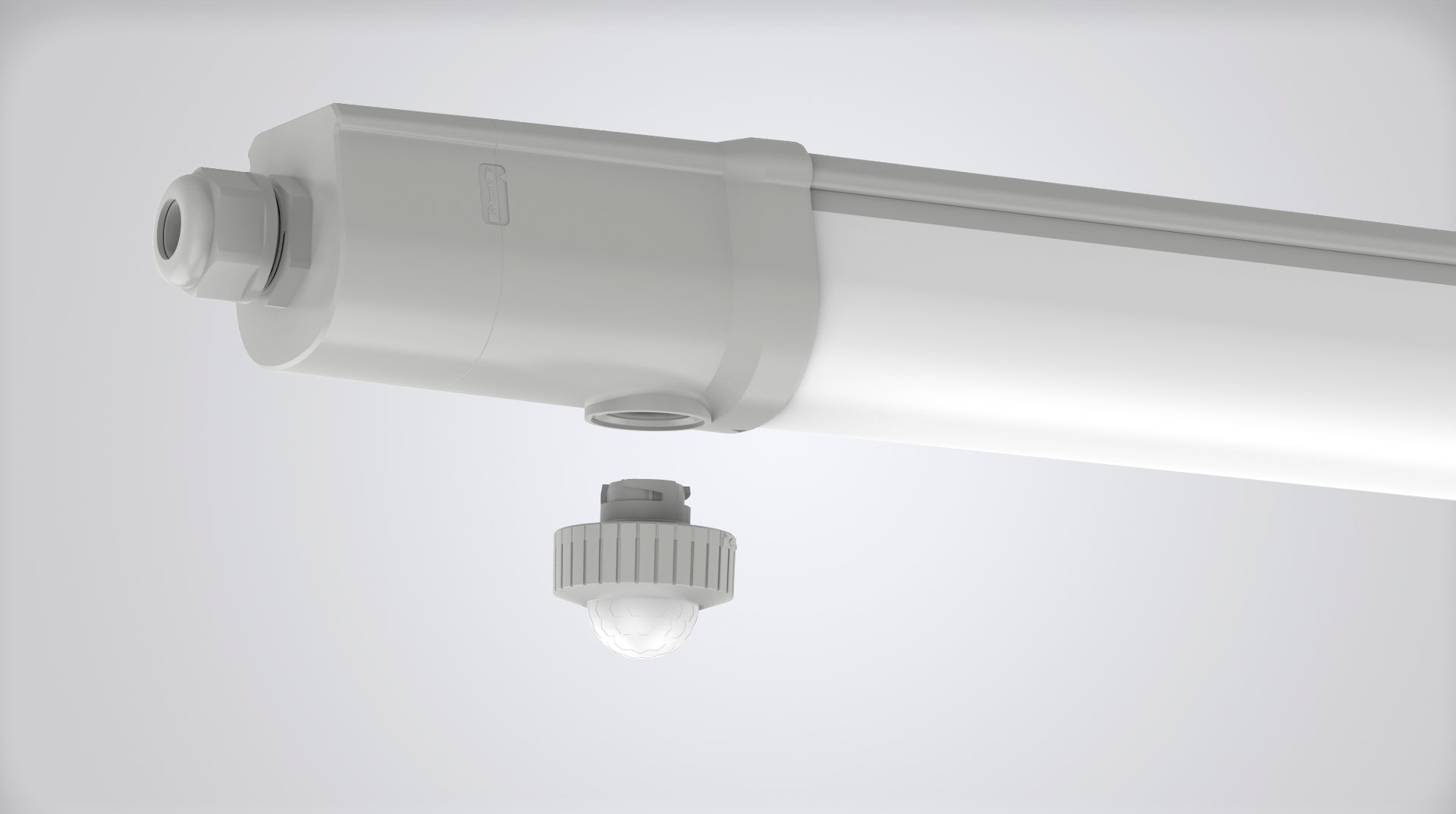 DOTLUX LED-Feuchtraumleuchte MISTRALsmart 28W/40W 4000K POWERselect IP65 1500mm durchverdrahtet