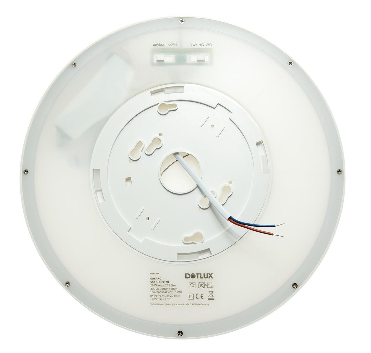 DOTLUX LED-Leuchte GALAXO Ø400 30W COLORselect und Backlight