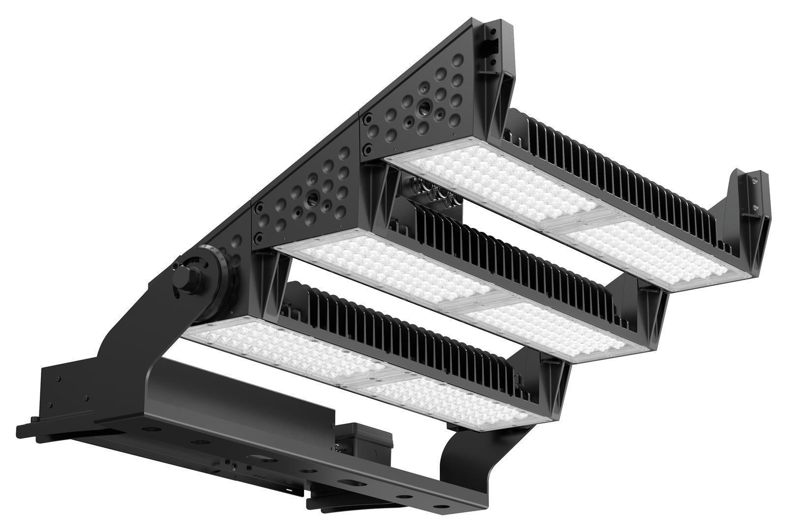 DOTLUX LED-Fluter HLFsport 1200W 3000K 1-10V dimmbar 80*12° Abstrahlwinkel