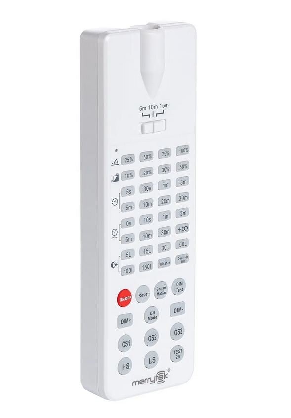 DOTLUX Long range Fernbedienung für LED-Feuchtraumleuchte MISTRALsensor IP66 1540mm 39W 4000K gefrostet mit Radarsensor (2822-840120/2822-940120)