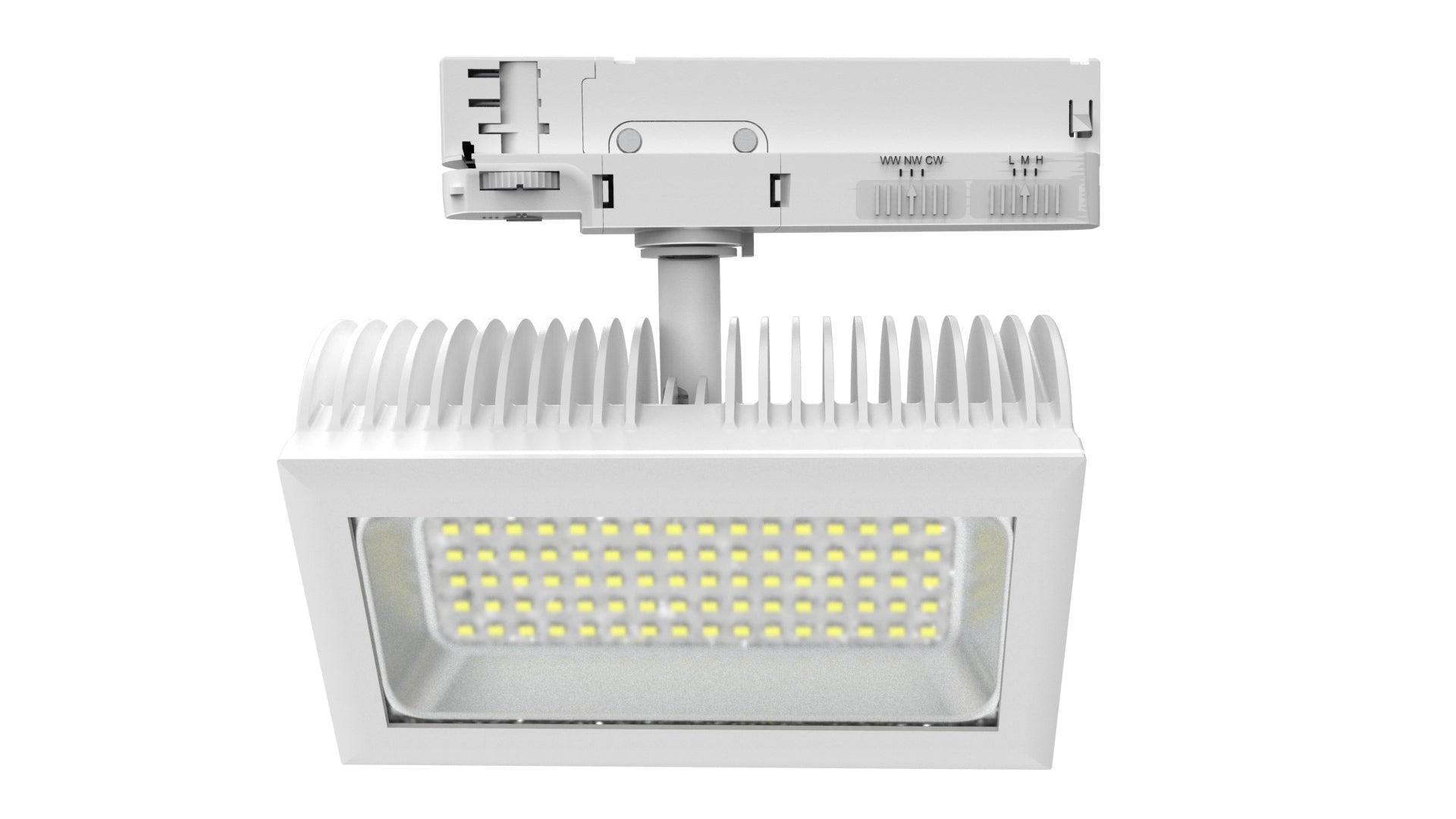 DOTLUX LED-Tracklight FLEXAtrack max.32W POWERselect & COLORselect 100° weiss
