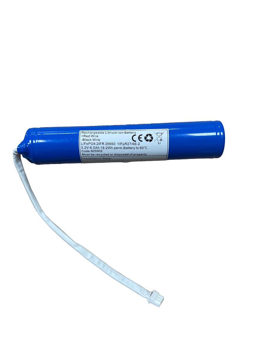 DOTLUX Ersatzakku für NOTSTROM AKKU-KIT (Art.Nr.5556, 4343-2) 18650 LifePO4 6,4 V 3000mAh