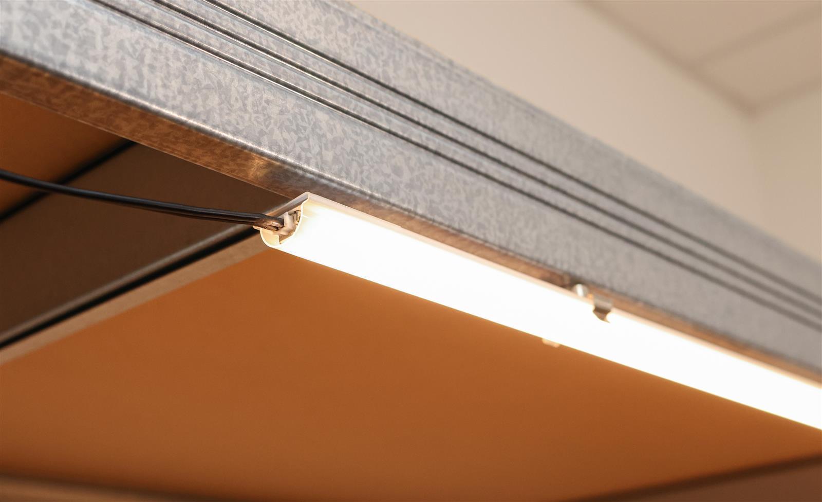 DOTLUX LED-Regalleuchte RETAILO 600mm 6W 24V 3000K inkl.Netzteil Plug&Play Set 4 Stück