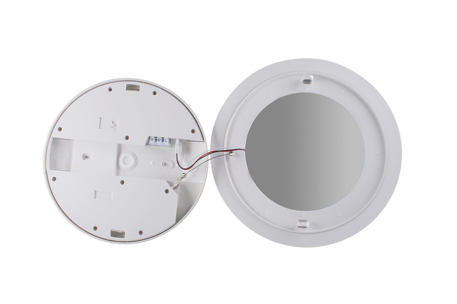 DOTLUX LED-Aufbauleuchte SURFACEeco Ø330x51mm max.30W 3000/4000/5700K COLORselect & POWERselect weiß