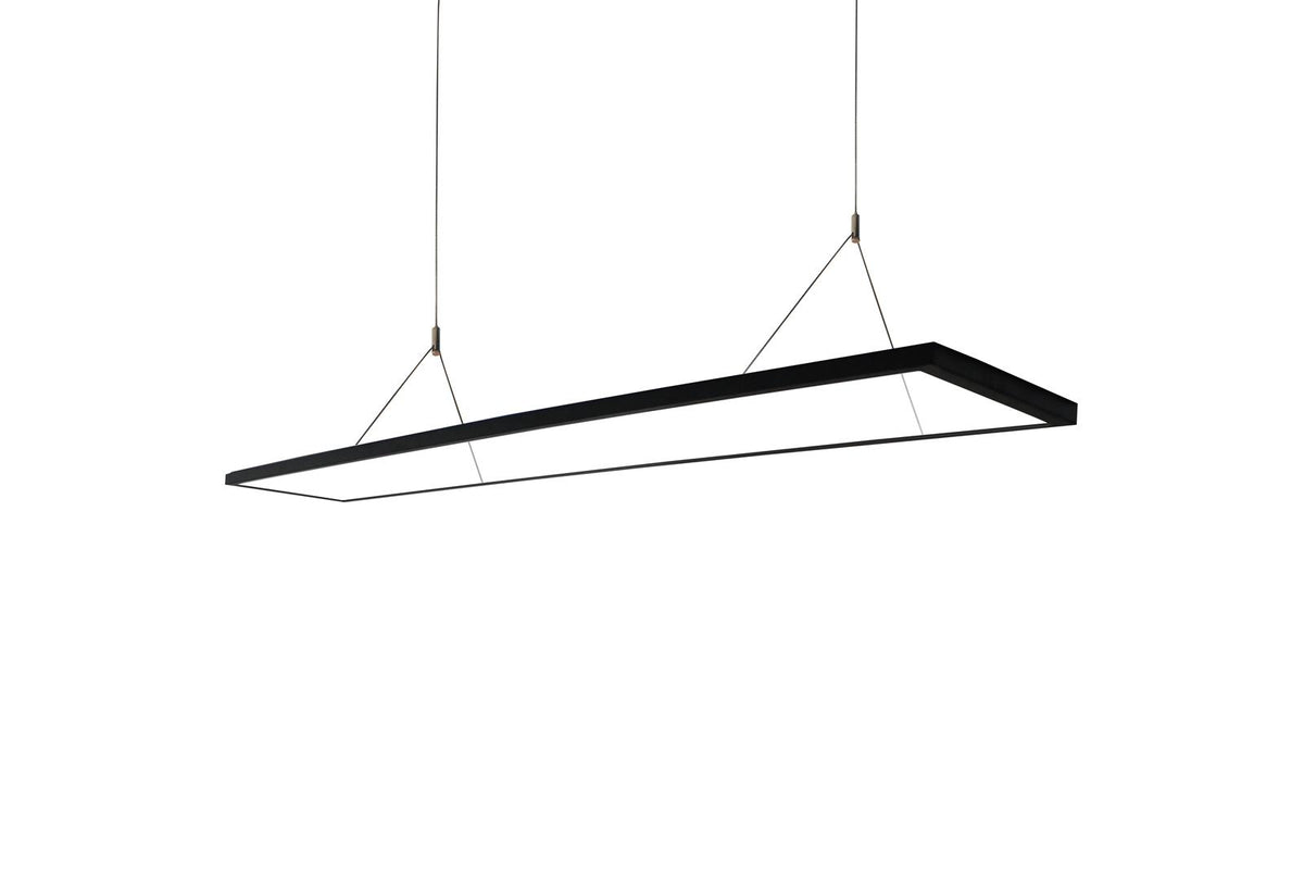 DOTLUX LED-Büroleuchte HOVER 41W COLORselect UGR<19 schwarz