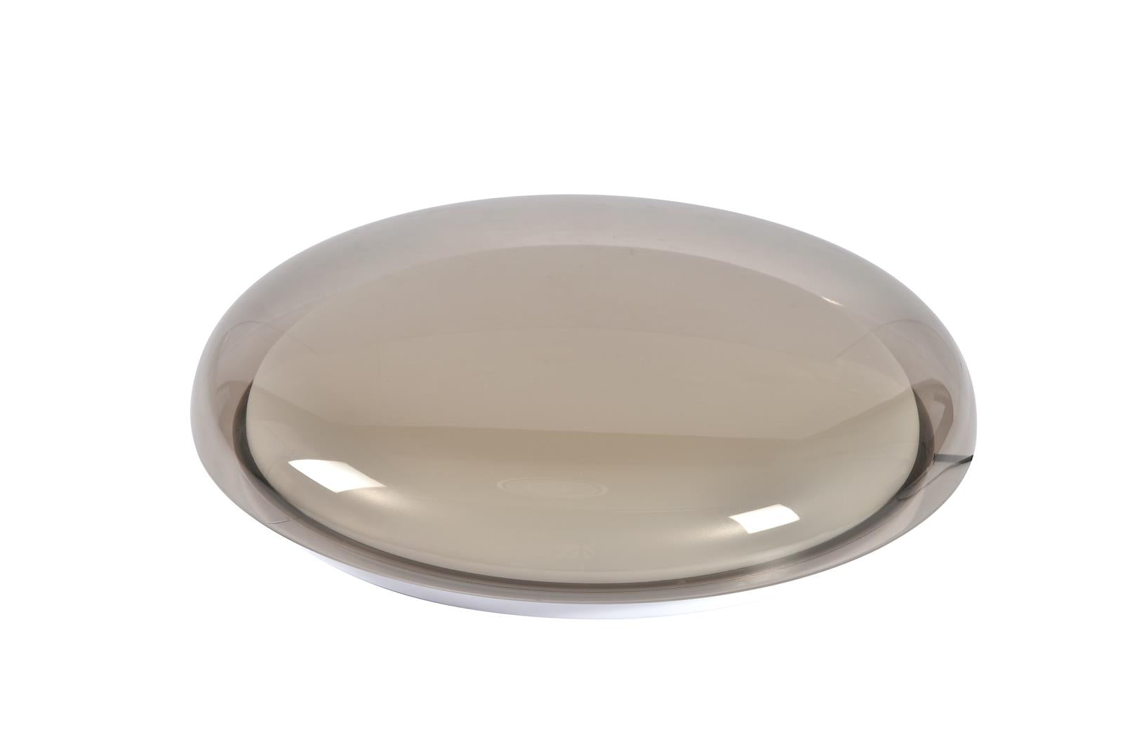 DOTLUX LED-Leuchte LUNAnoir Rauchglasoptik IP40 Ø400mm 20W 2700K