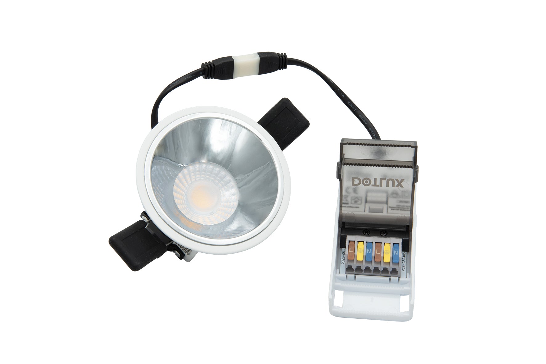 DOTLUX LED-Downlight MULTIsnap 6W 2700K/3000/4000K COLORselect Weiß