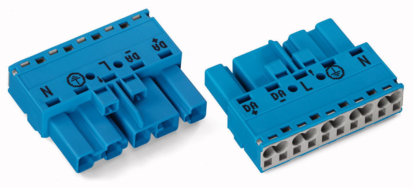 WAGO 770-1115 Ausgang Stecker blau, ohne Zugentlastungsgehäuse Ausgang für LINEA DALI
